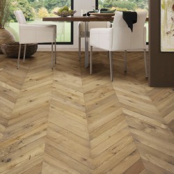 Французская ёлка LOFT OAK Дуб BURBON Браш Масло Рустик 15х90х450 мм